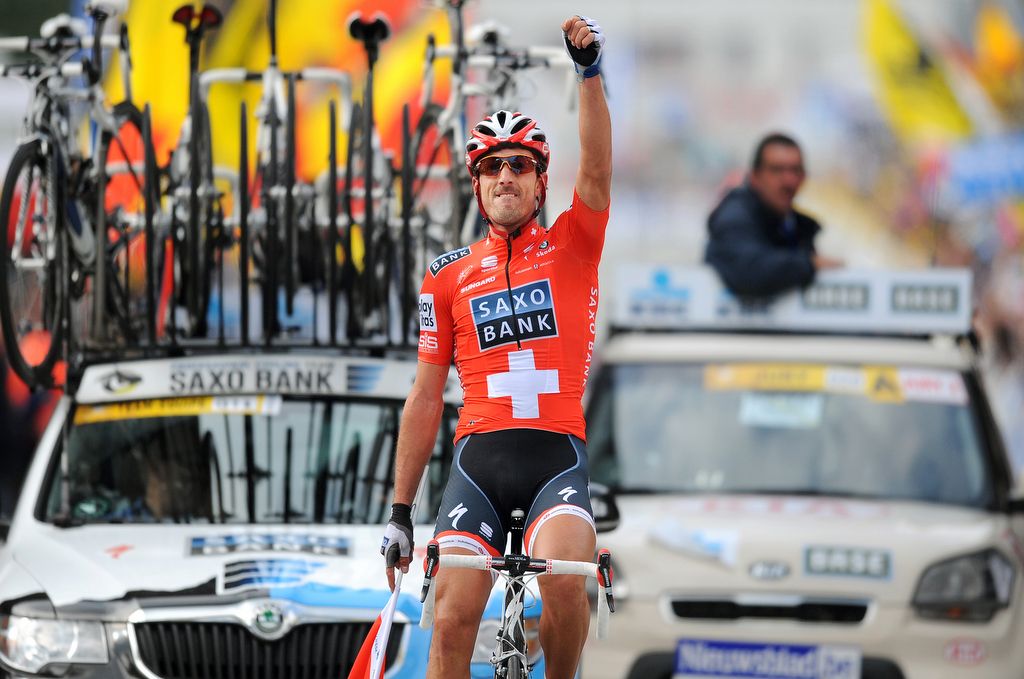 Baden Cooke was one of the Saxo Bank riders on hand to help Fabian Cancellara to his 2010 Tour of Flanders and Paris-Roubaix double