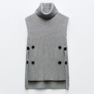 Zara Long Knitted Vest