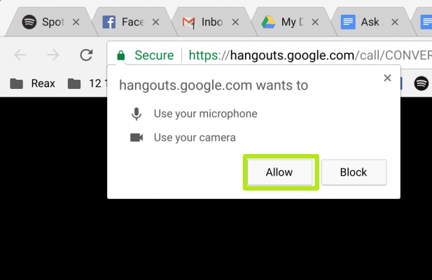 setting up google hangouts for mac os chrome