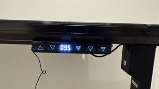 Thunder X3 Lab-X gaming desk in a living room