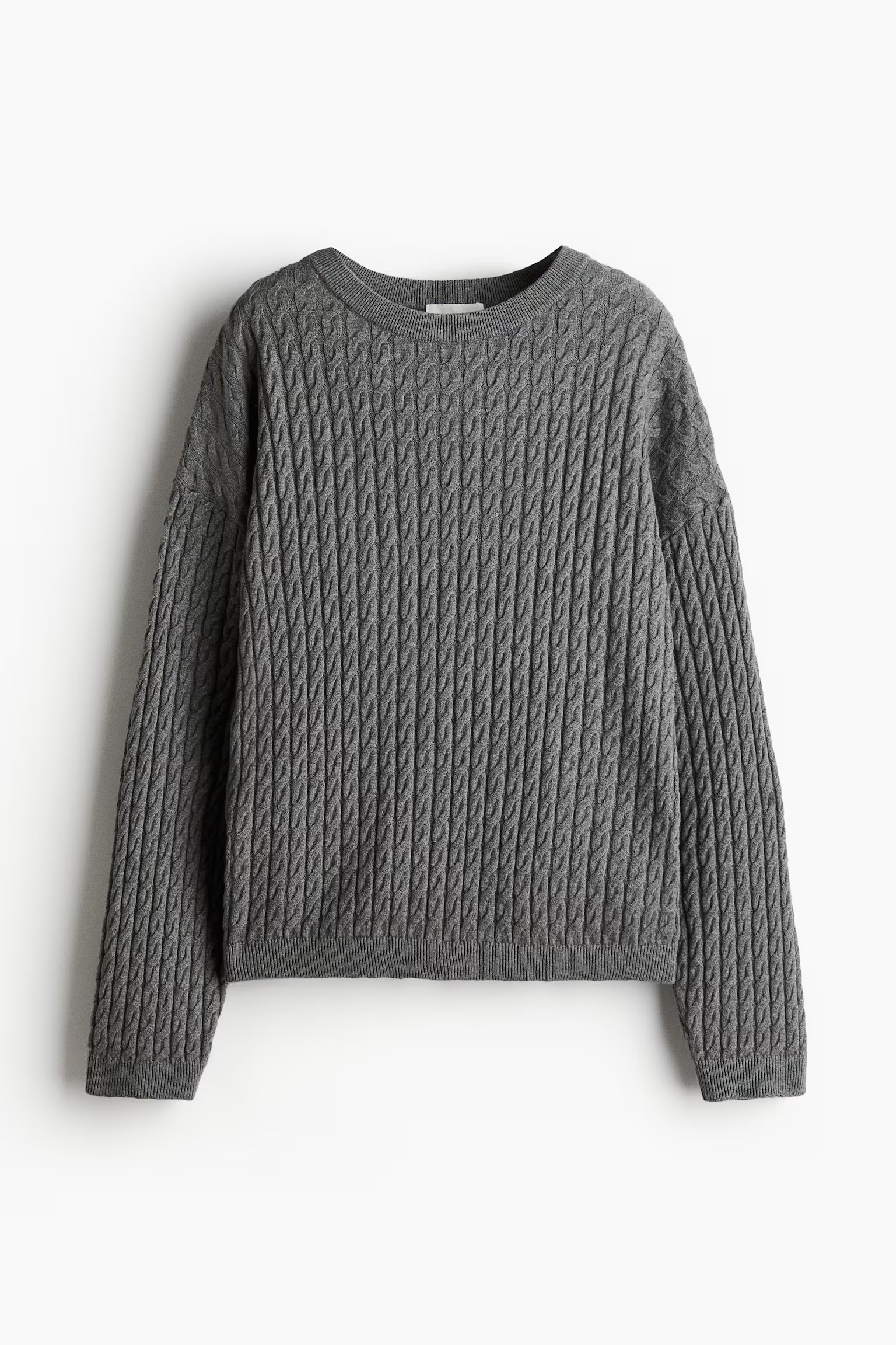 H&amp;amp;M, Cable-Knit Cashmere-Blend Jumper