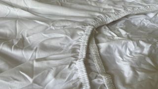 The elastic edge of the Panda London Mattress Protector