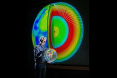 researcher Sandy Ballard and colleagues from Sandia and Los Alamos National Laboratory have developed SALSA3D, a 3-D model of the Earth's mantle and crust designed to help pinpoint the location of all types of explosions
