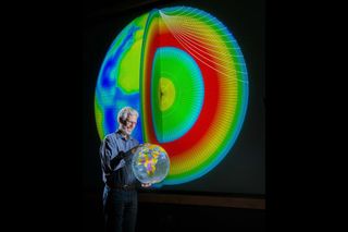 researcher Sandy Ballard and colleagues from Sandia and Los Alamos National Laboratory have developed SALSA3D, a 3-D model of the Earth's mantle and crust designed to help pinpoint the location of all types of explosions