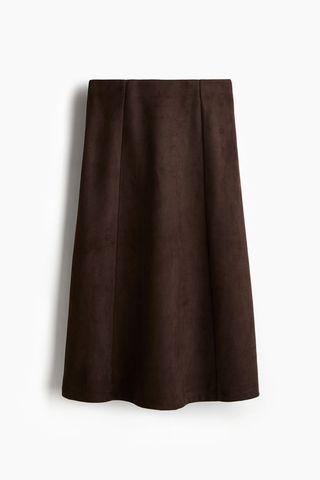 Napped A-Line Skirt