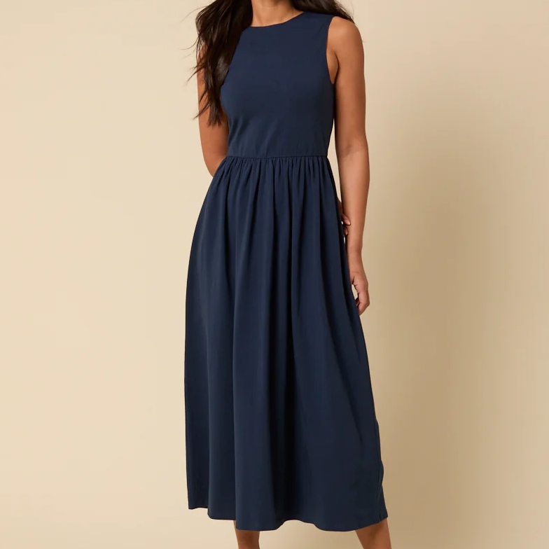 Nobody's Child V Back Navy Dress