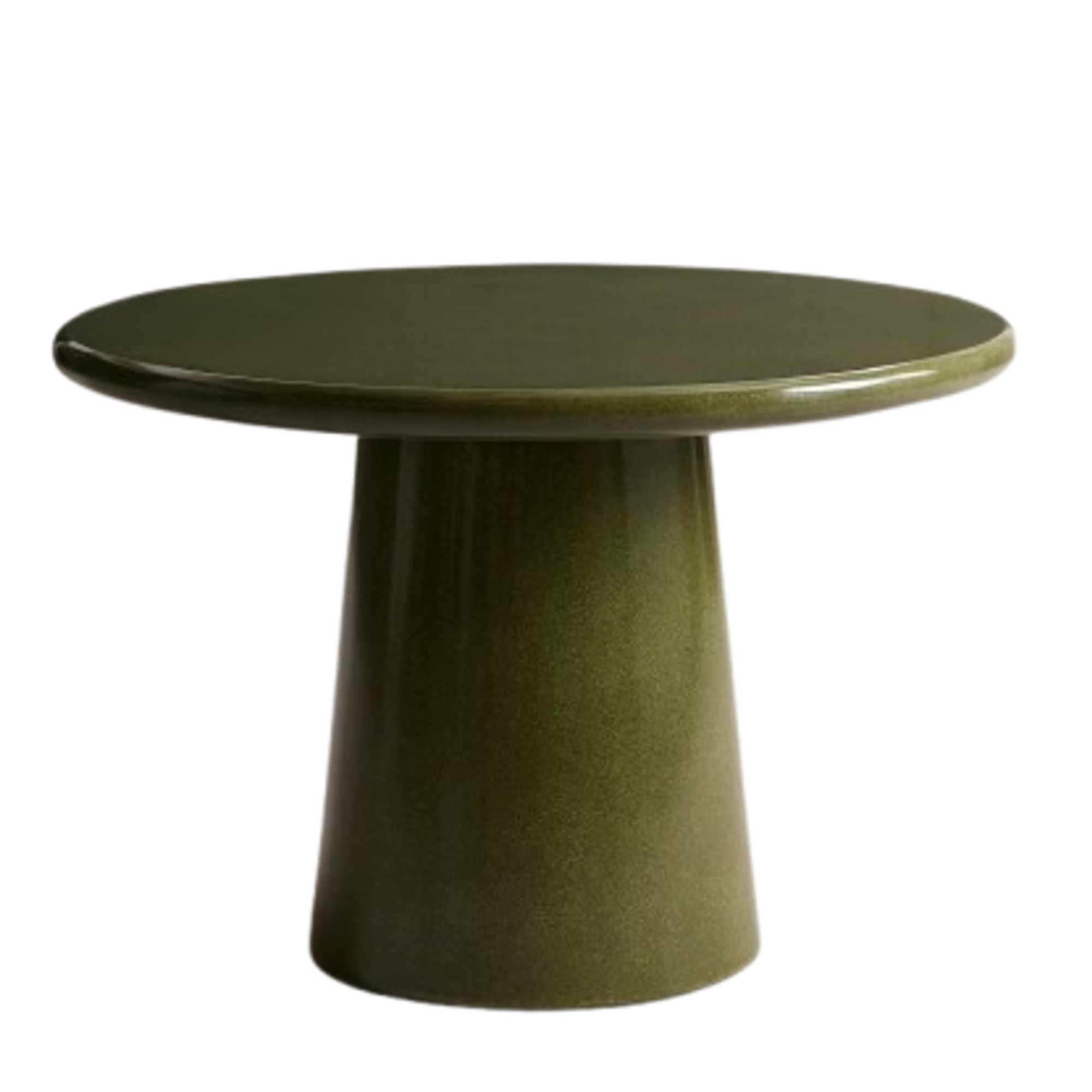 Soho Home Reti Outdoor Dining Table, Glazed, Olive