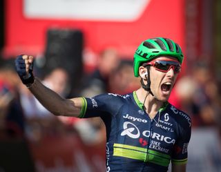 An exhuberent Simon Yates wins stage 6 of the Vuelta