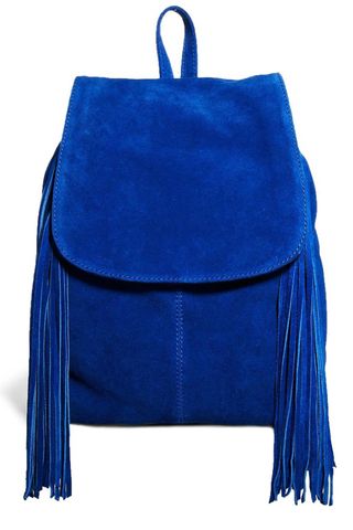 Asos Suede Backpack With Fringing, £55