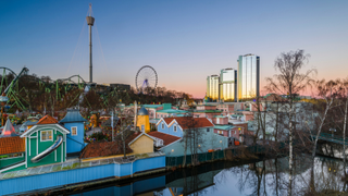 The Liseberg amusement park in Gothenburg