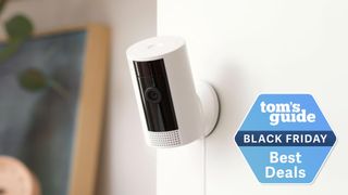 Ring Indoor Cam shown on wall