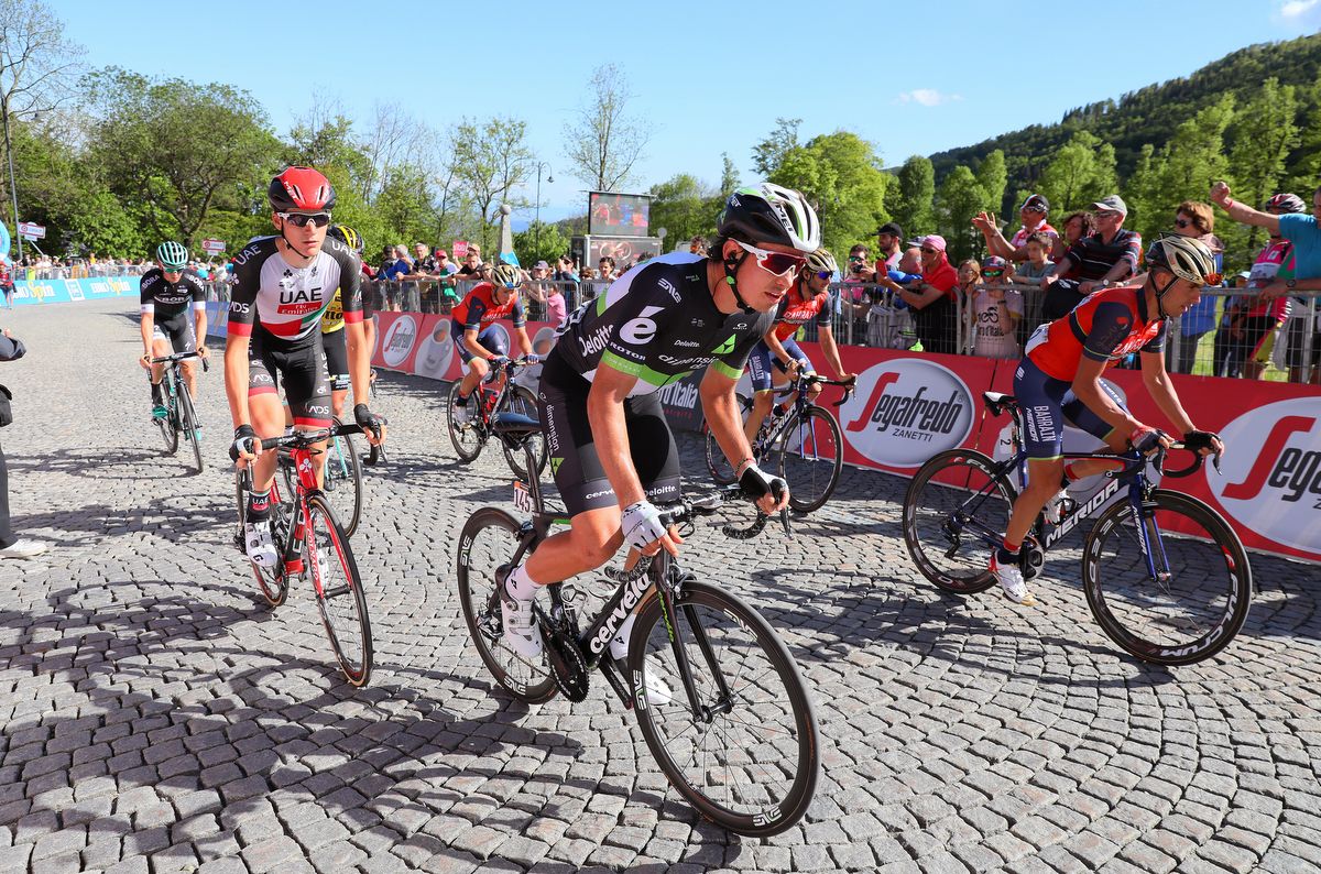Ryan Gibbons (Dimension Data) during his Giro debut