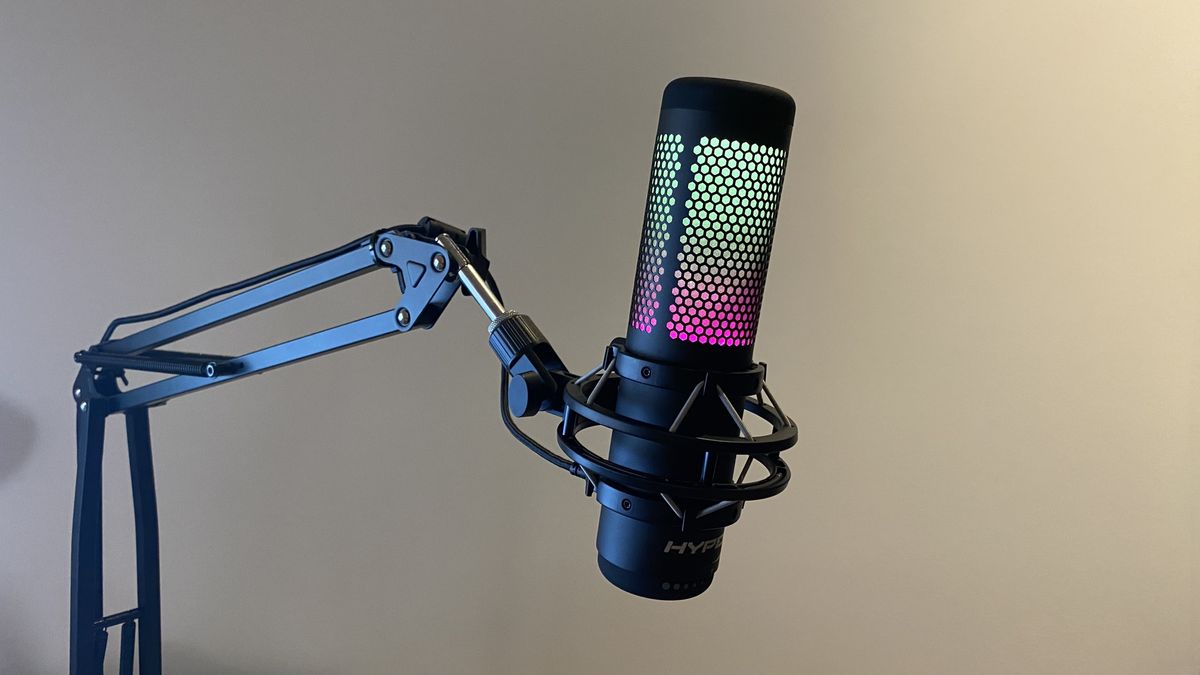 HyperX QuadCast S microphone review Tom s Guide