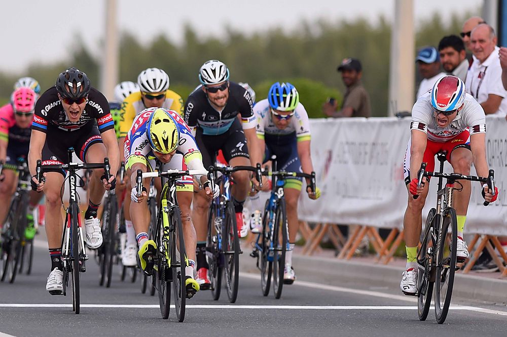 Alexander Kristoff (Katusha) clearly the fastest in stage 5