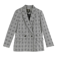 Ted Baker Kyria Checked Stretch-Woven Blazer, was £265 now £106 | Selfridges