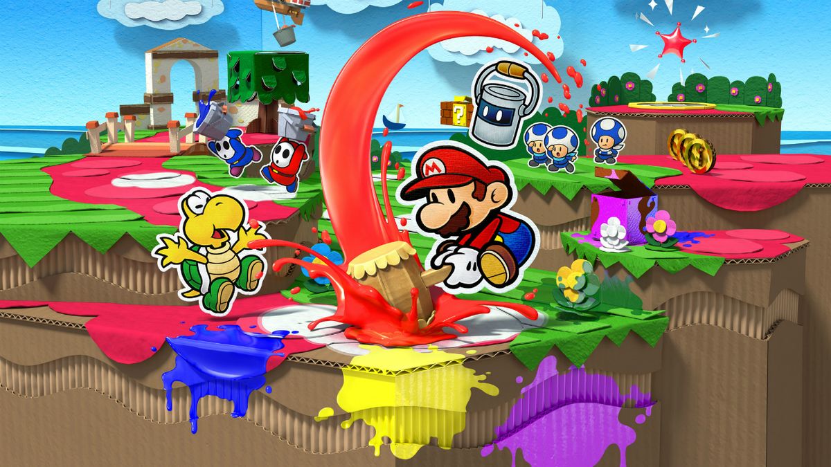 New paper shop mario for switch