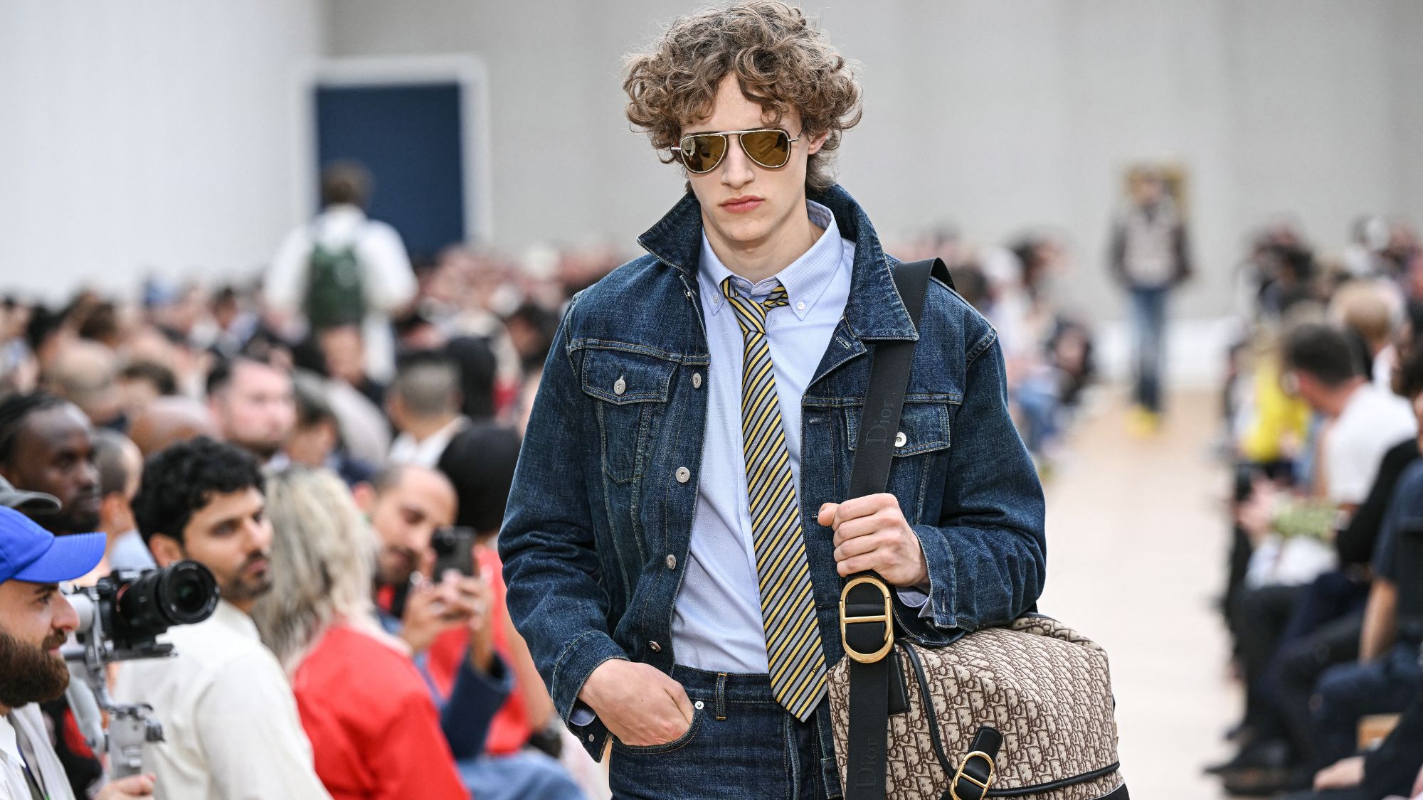 a model at dior homme ss26