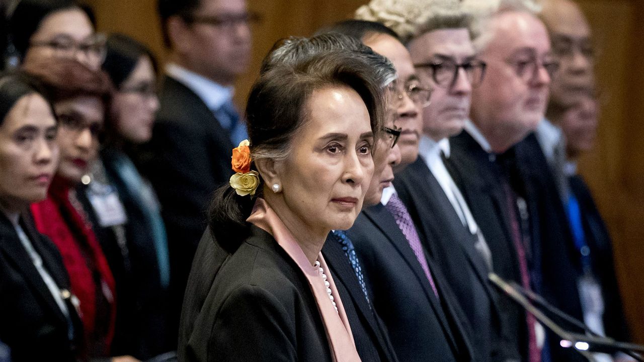 Aung San Suu Kyi, Myanmar, ICJ