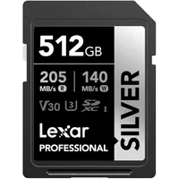 Lexar 512GB Professional Silver SD Card Lexar 512GB Professional Silver SD Card