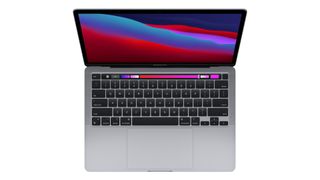 MacBook Pro 13.3-in M1 Chip in Space Grey_keyboard view