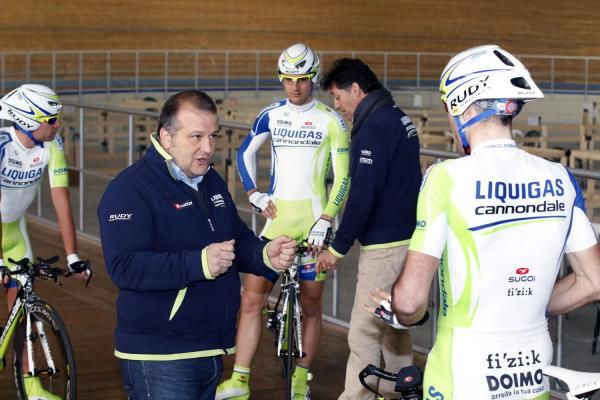 The riders get instructions about the tests
