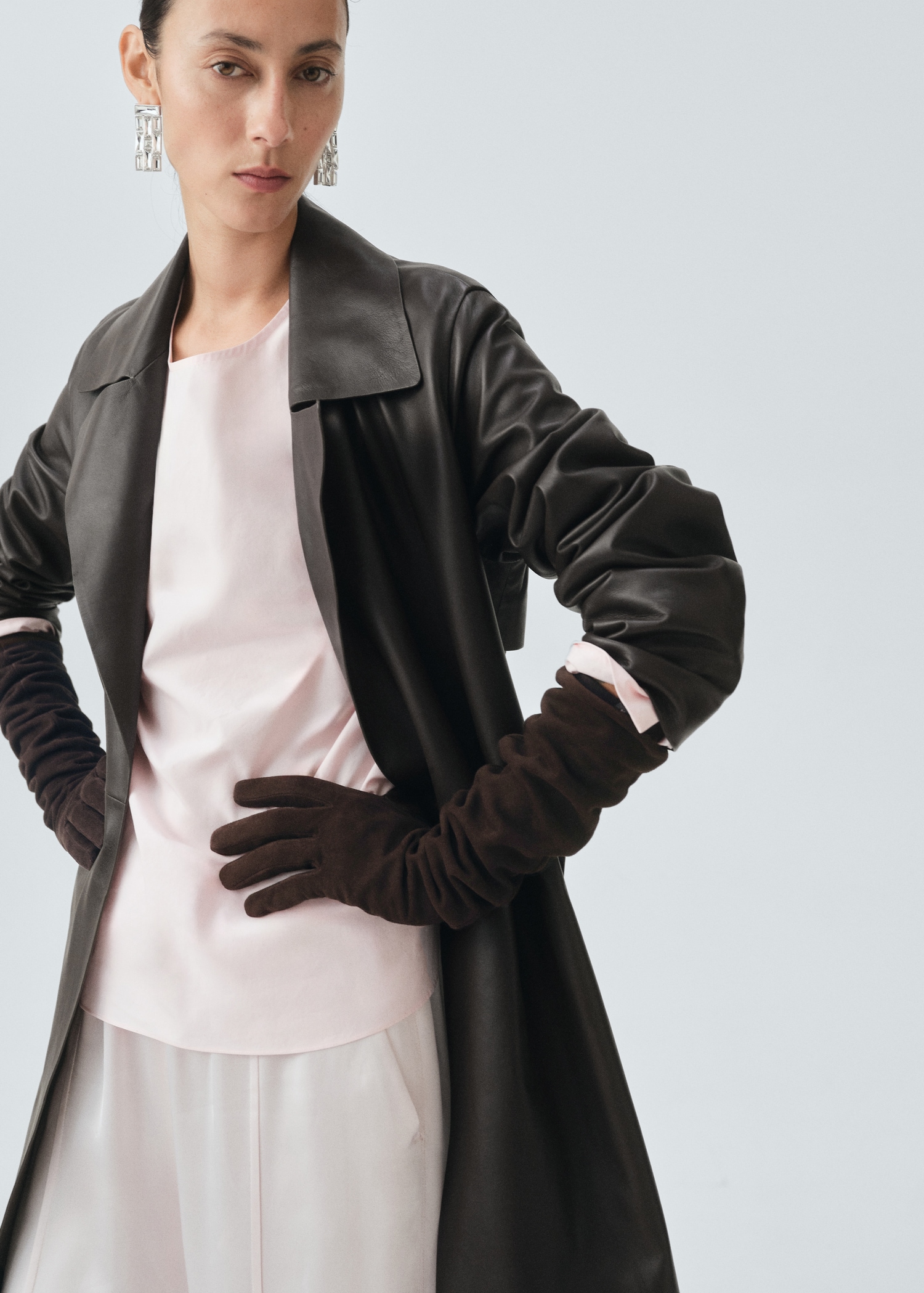 100% Suede Long Gloves - Women | Mango United Kingdom