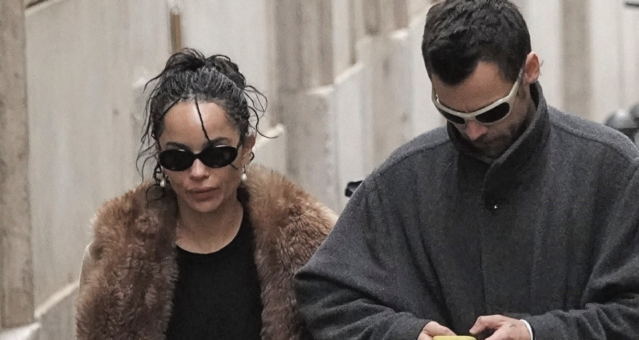 zoe kravitz and harry styles are seen together