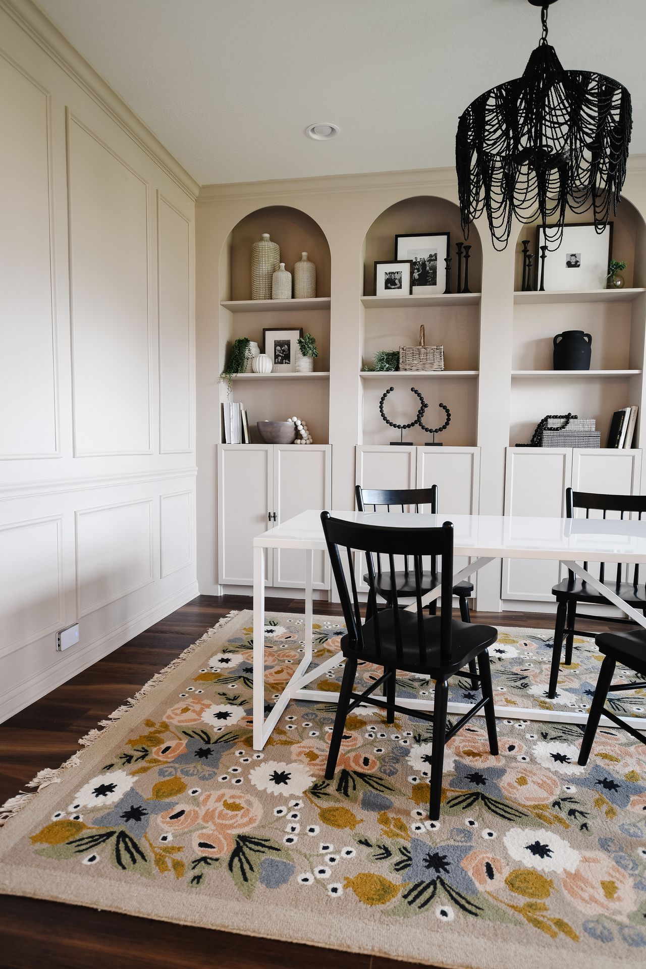 Billy Built In This IKEA hack turns 4 BILLYs into stylish arched built-ins | Livingetc