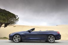 The 6 series BMW convertible.