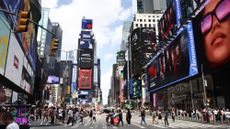 A view of Times Square in New York City in July 2024