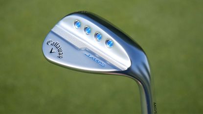 The Callaway Jaws MD5 wedge in chrome