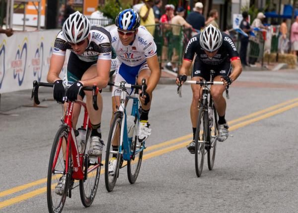 An early, but failed breakaway attempt.