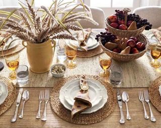 Pottery Barn Thanksgiving tablescape