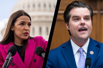 Alexandria Ocasio-Cortez and Matt Gaetz