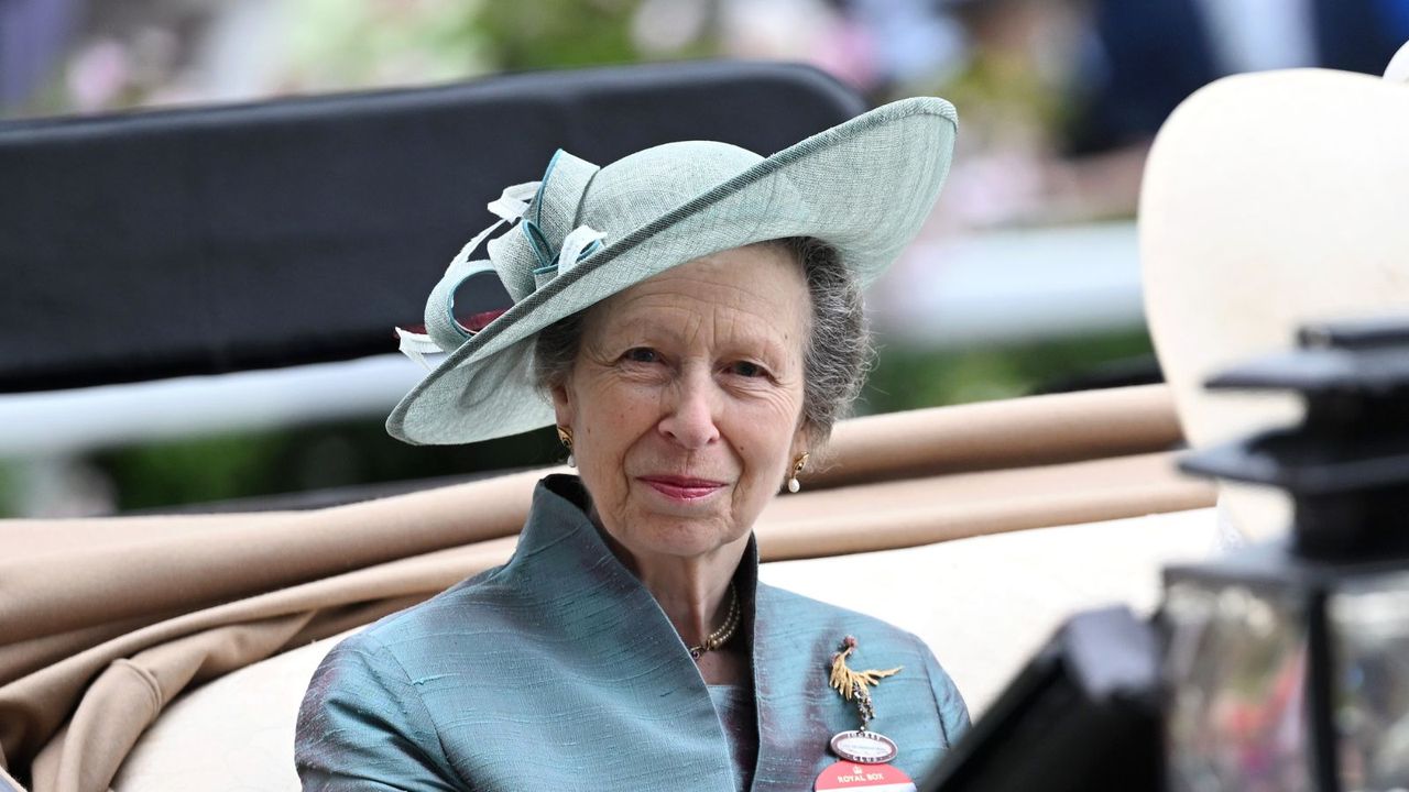 Princess Anne wears &#039;awesome&#039; two-toned satin dress at Royal Ascot 