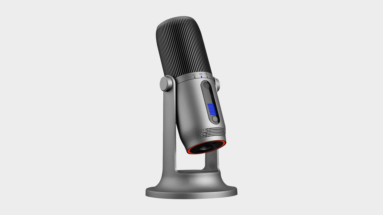 Image of the Thronmax MDril One Pro on a grey background.