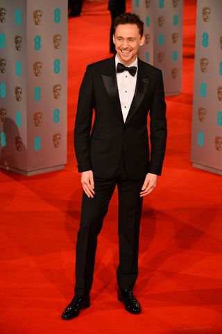Tom Hiddlestone at The BAFTA Awards 2015