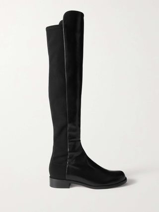 5050 Lift Leather and Stretch Over-The-Knee Boots