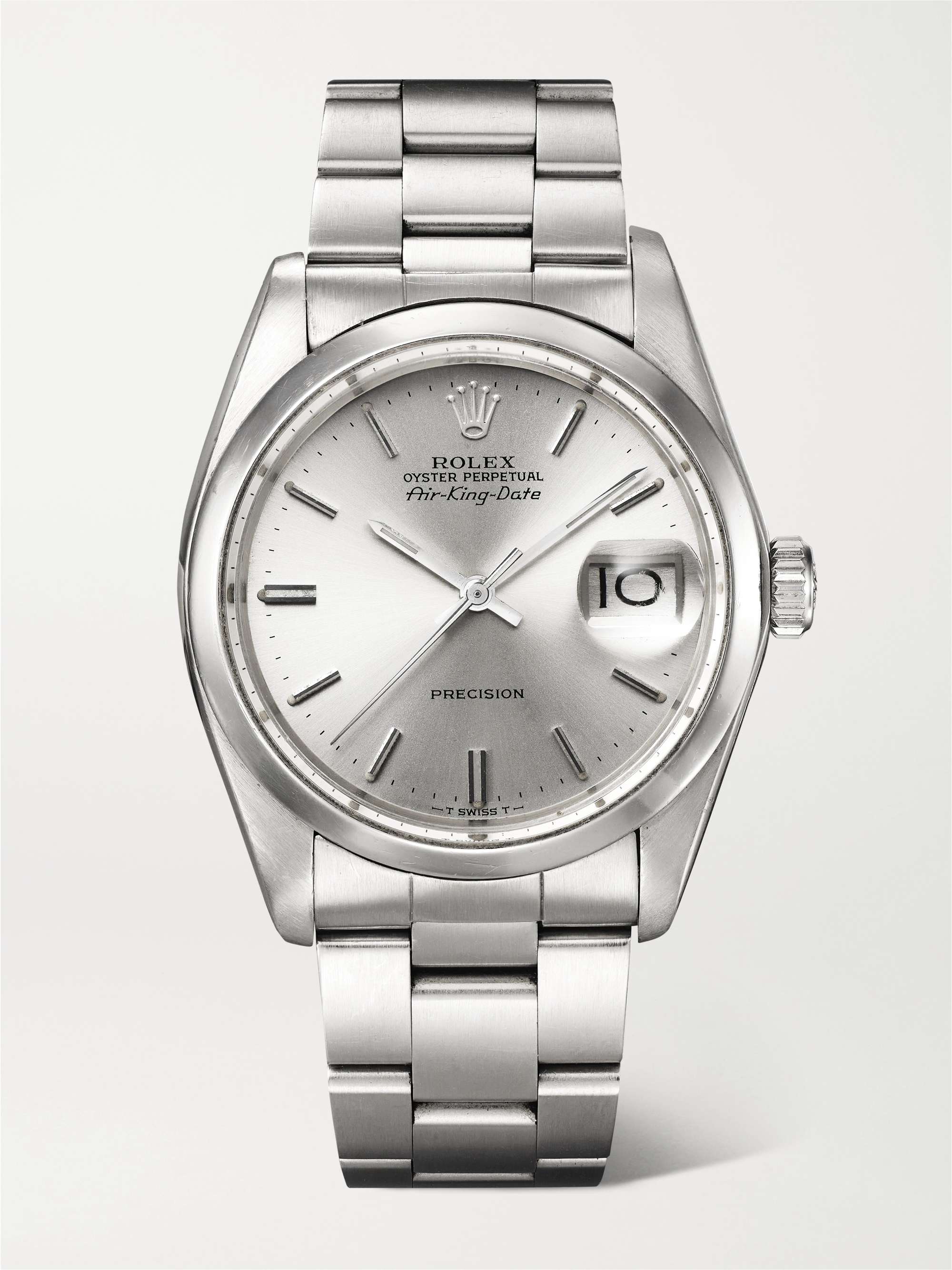 + Rolex Vintage 1978 Oyster Perpetual Air-King Date 5500 Automatic 34mm Satinless Steel Watch, Ref. No., 11720