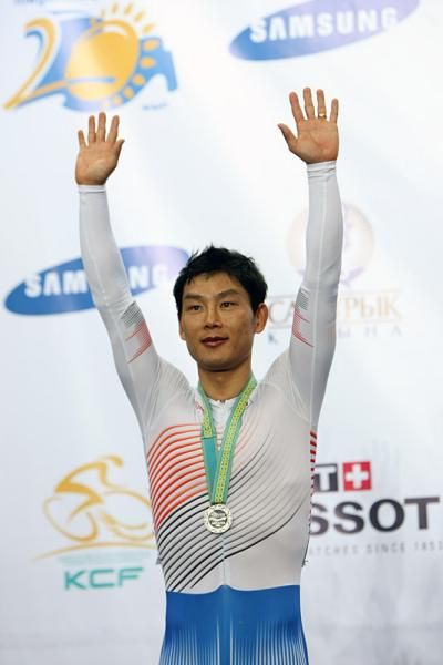 Omnium silver medalist Ho Sung Cho (Korea)