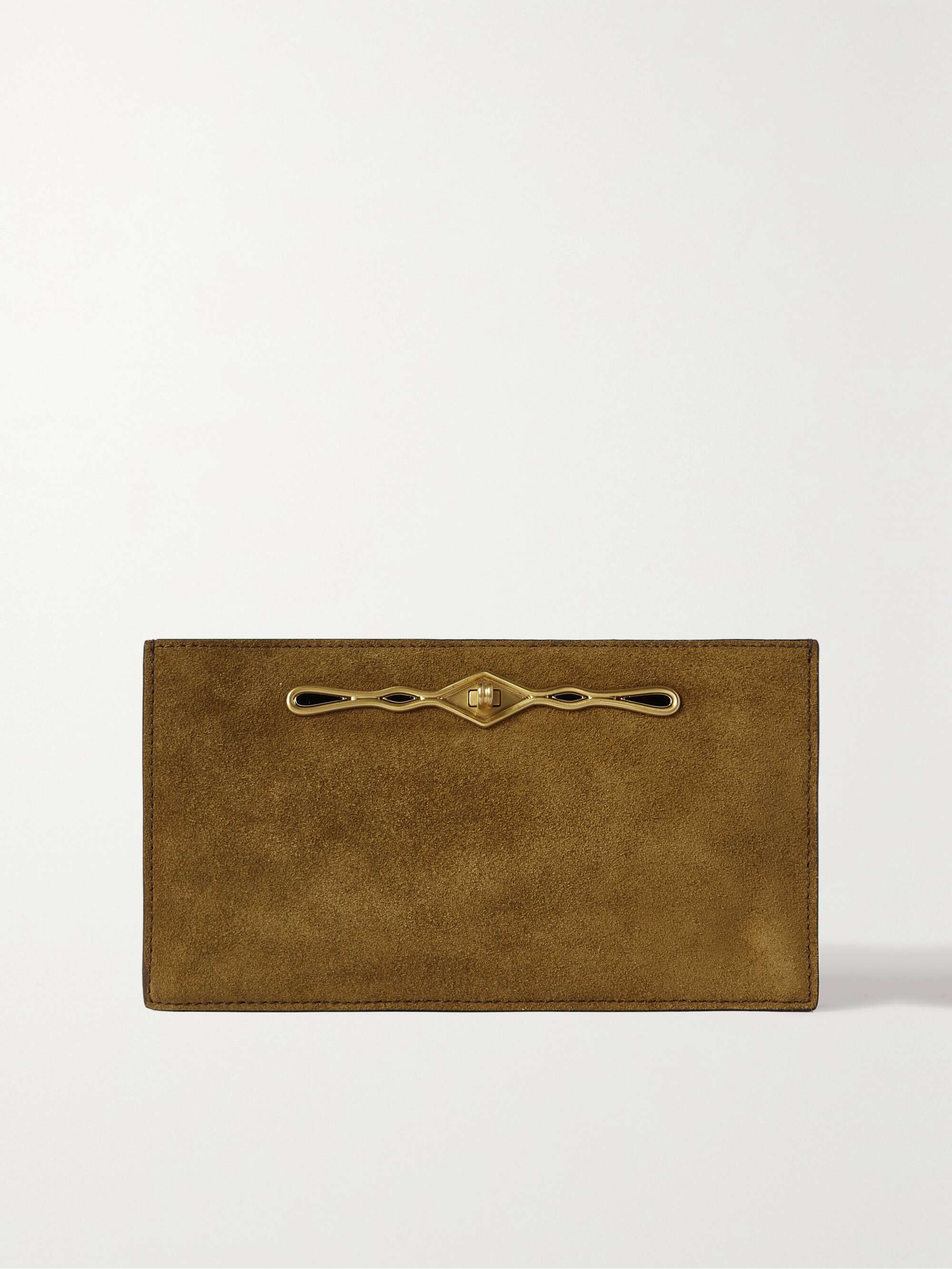 + Fernando Jorge Ease Embellished Suede Clutch