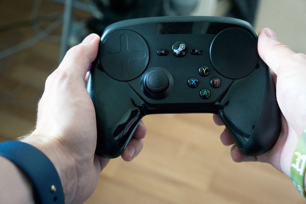 Steam Controller review Valve's sturdy and oddlooking gamepad
