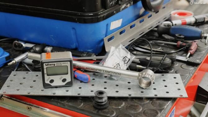 Just in case you were in any doubt. BMC's Ian Sherburne doesn't plan to lose this wrench