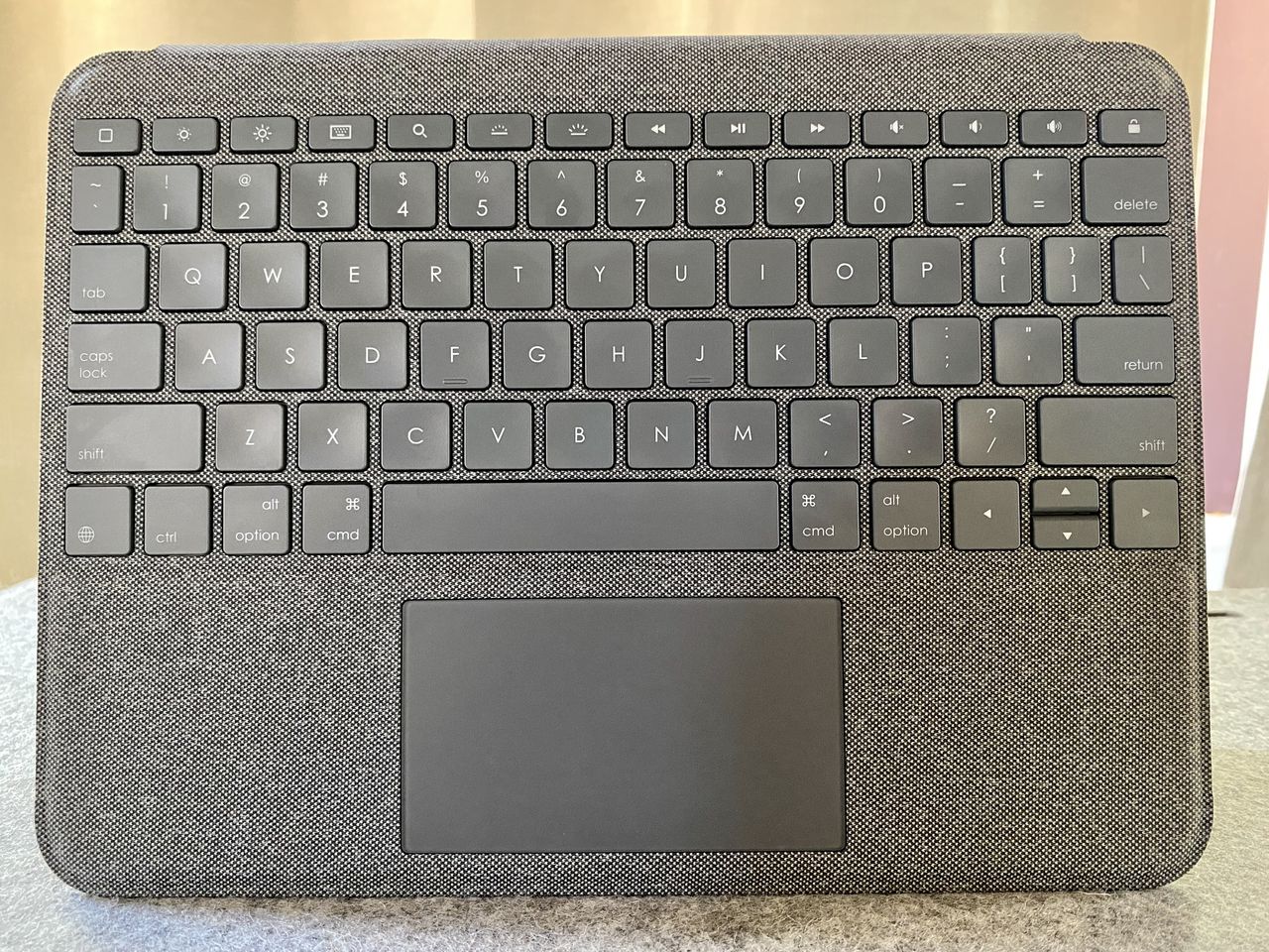 Logitech Folio Touch Keyboard Folded Back
