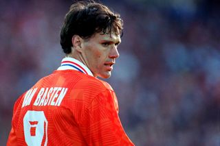 Netherlands striker Marco van Basten at Euro 92