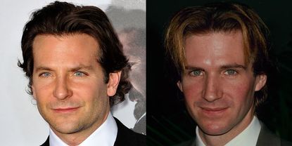 Bradley Cooper and Younger Ralph Fiennes