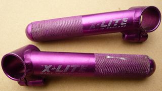 The classic 90s x-lite bar ends in purple