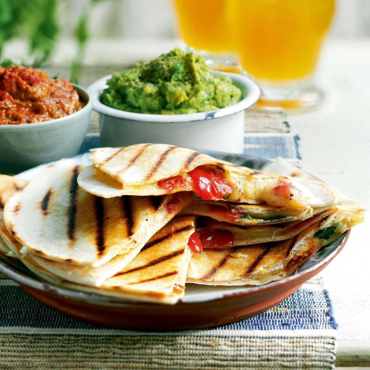 Cheese and Tomato Quesadillas Dinner Recipes Woman & Home