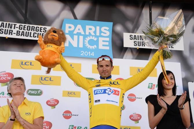 Nacer Bouhanni (FDJ) in the overall lead in Paris-Nice