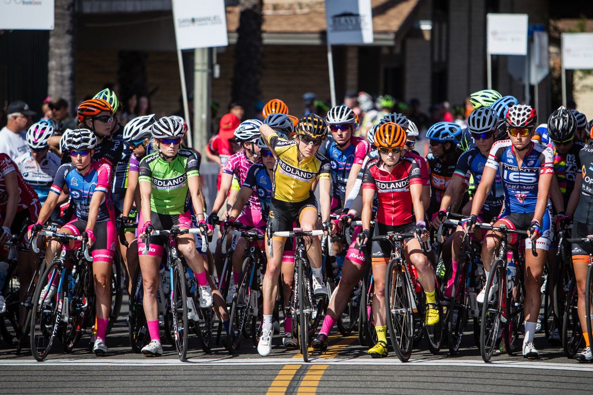 The women were all business on todays start line.
